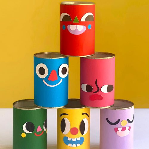 An outrageously cute tin can toss to make and play!